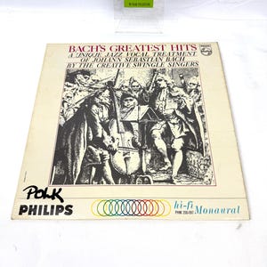 Vintage Vinyl – Bach&#39;s Greatest Hits by The Swingle Singers – Philips PHM 200-097 – Mono LP 1960s - My40YearCollection