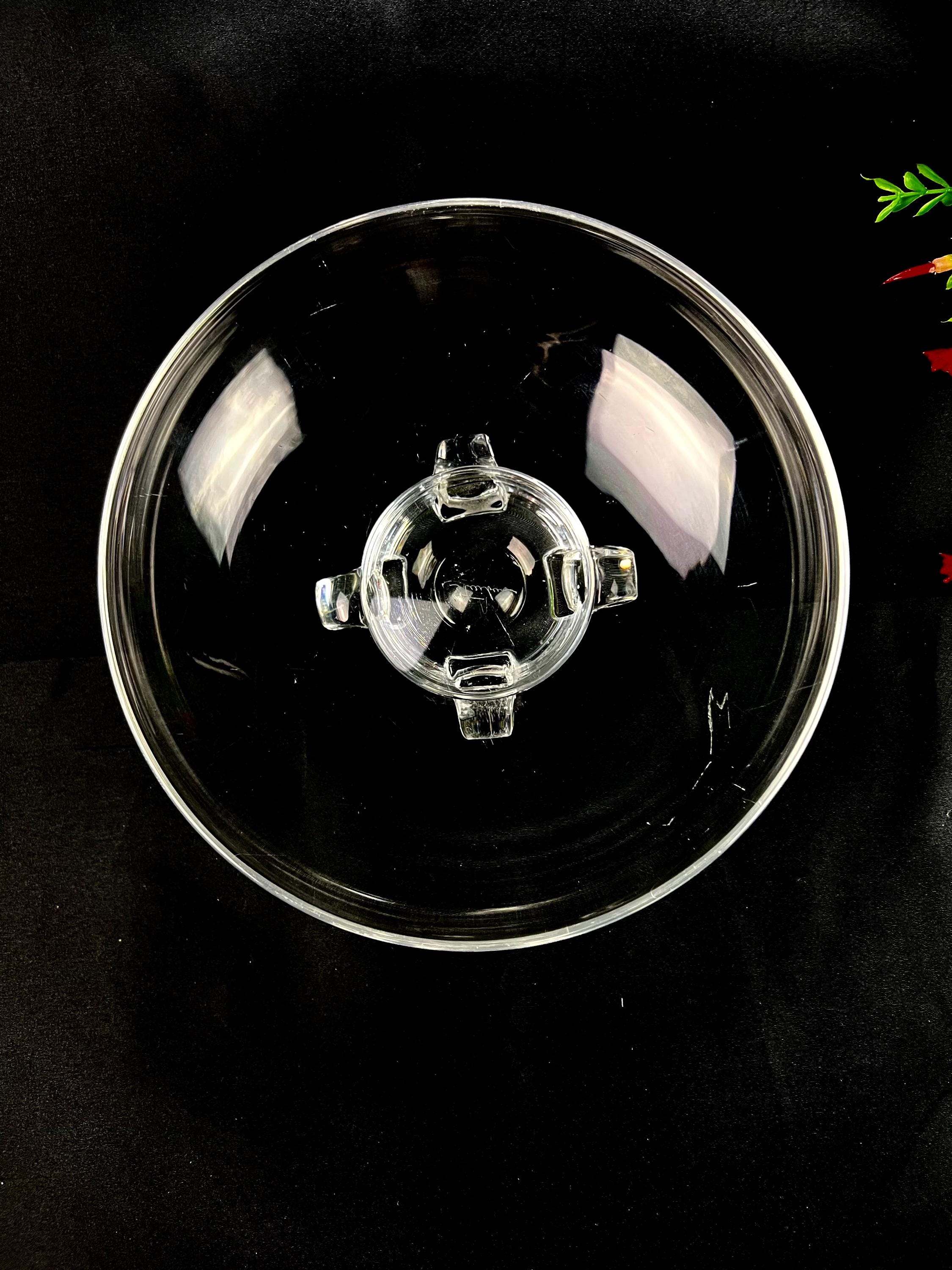 Vintage Steuben Crystal Bowl: Shallow Footed Art Glass - Etsy