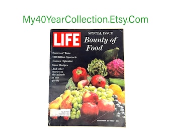 Vintage LIFE Magazine: November 23, 1962 - Bounty of Food Issue