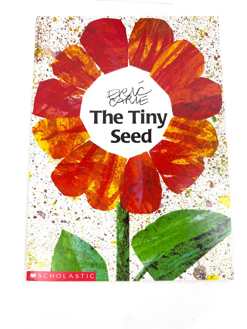 Vintage the Tiny Seed by Eric Carle – 1989 Scholastic Edition - Etsy