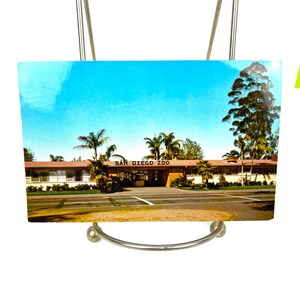 Vintage Postcard - San Diego Zoo Entrance to the Zoo Postcard - California - Posted 1956 -  - My40YearCollection