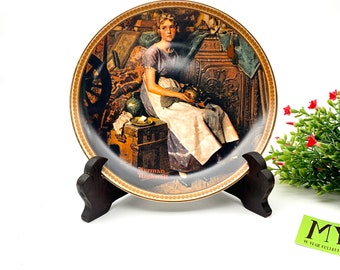 Norman Rockwell "Dreaming in The Attic" Knowles Collector Plate