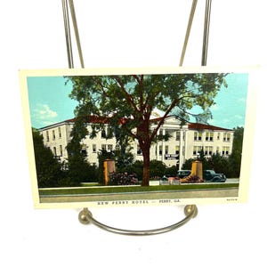 Carte postale vintage - New Perry Hotel, Perry Georgia - Hôtel officiel AAA - Carte postale vierge - My40YearCollection
