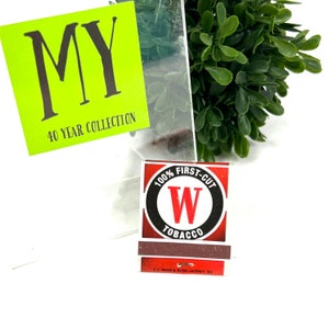 Vintage Matchbook - Winston 100% First Cut Tobacco Cigarette&#39;s - Tobaccianna Collectible -  2000 - D.D. Bean & Sons - My40YearCollection