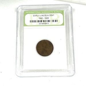 Früher Lincoln Cent 1920-1929 Penny Encapsulierte - Alter Penny - Sammlerstück - My40YearCollection