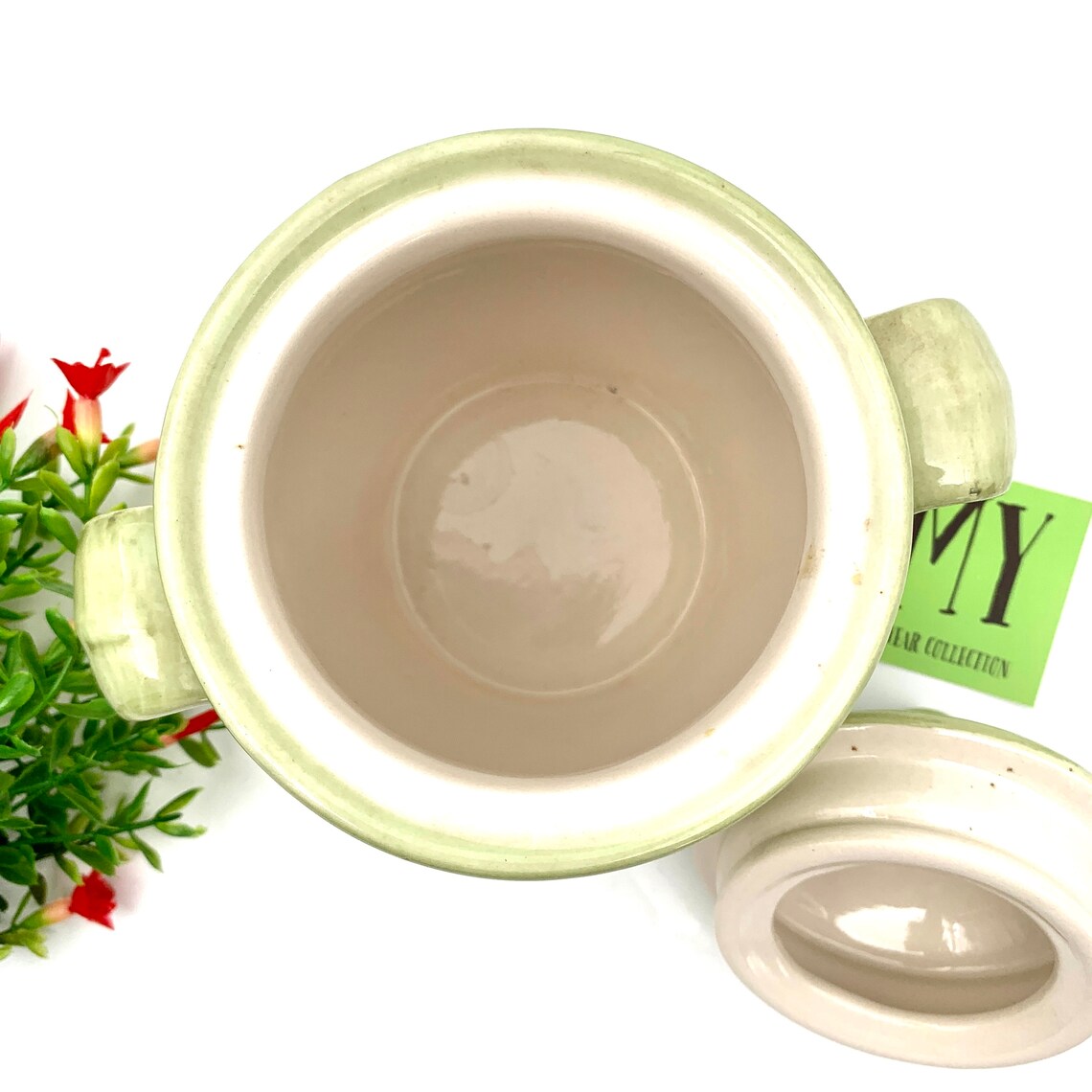 Vintage Ceramic Canister with Lid Produced for DesignPac Inc Etsy