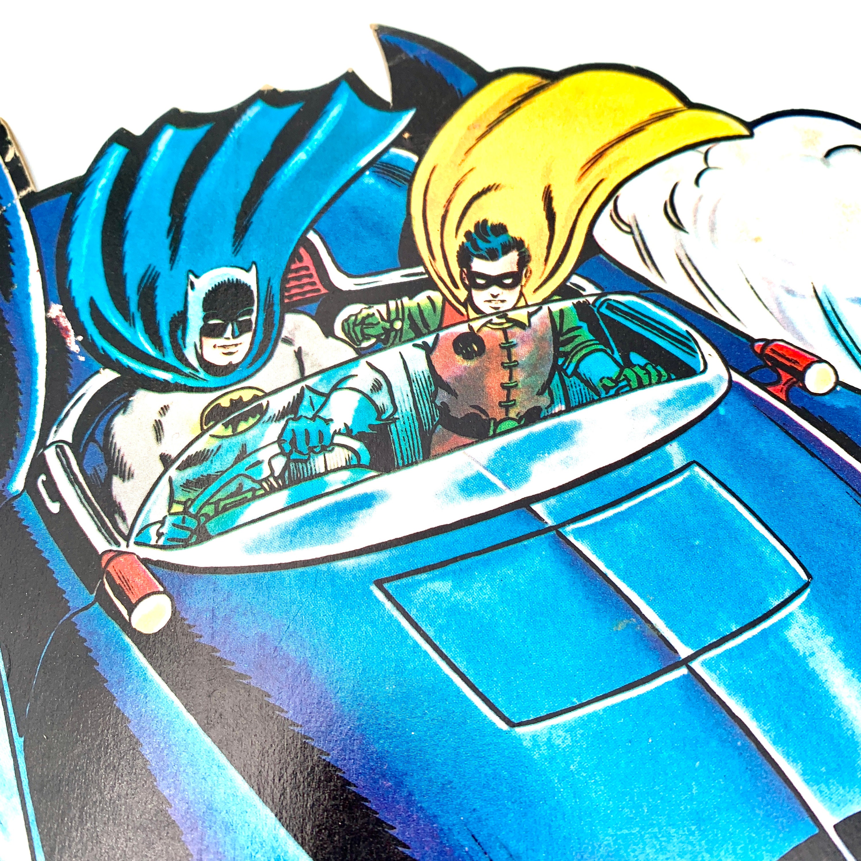 Vintage 1966 Batman 45 RPM Record Cover Batman and Robin Etsy