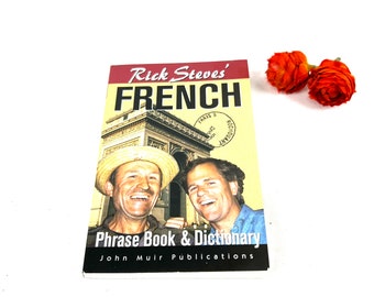 Vintage Dictionary - Rick Steves' French Phrasebook & Dictionary - Learning French - My40YearCollection