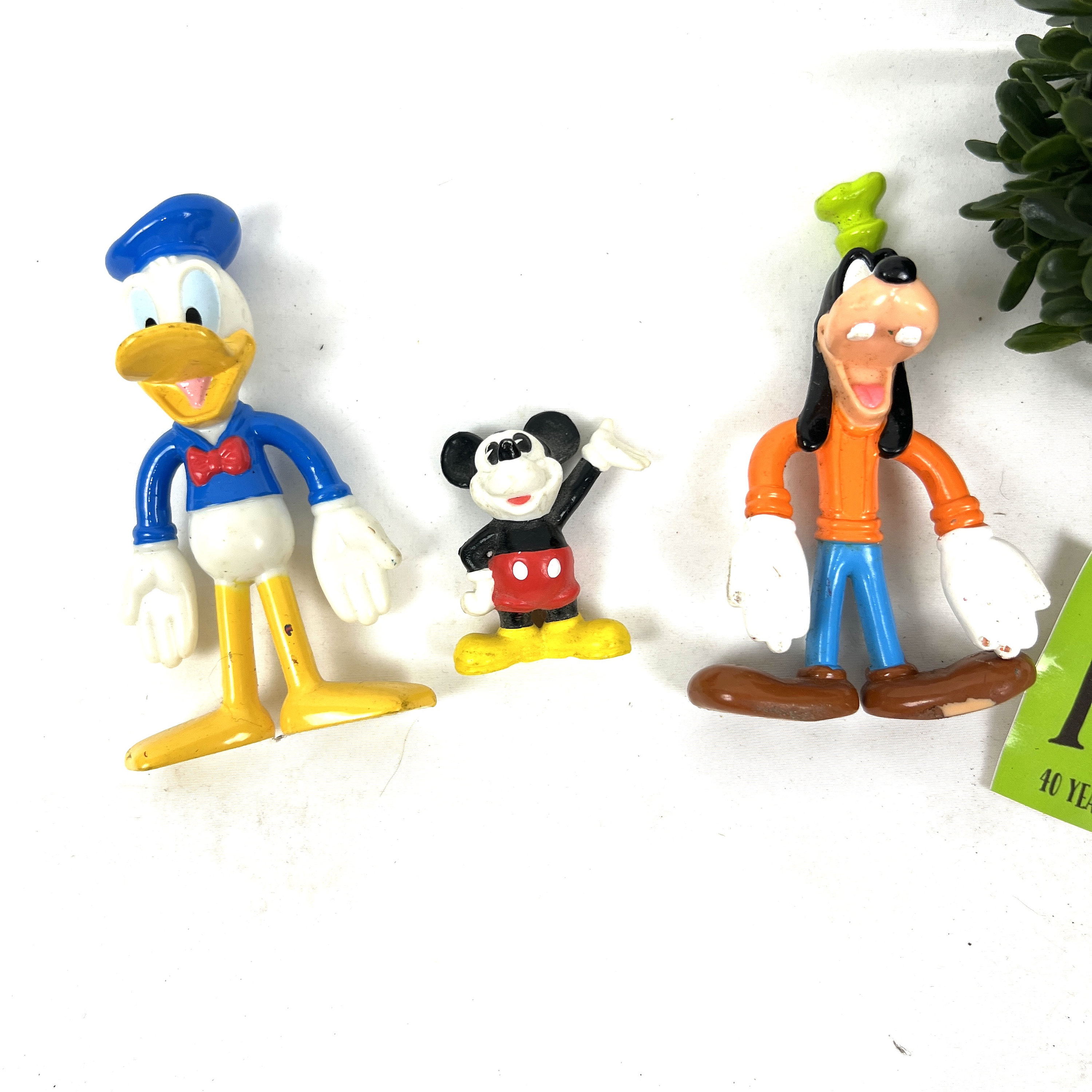 Vintage Disney Figurines, Donald Duck, Goofy, Mickey Mouse