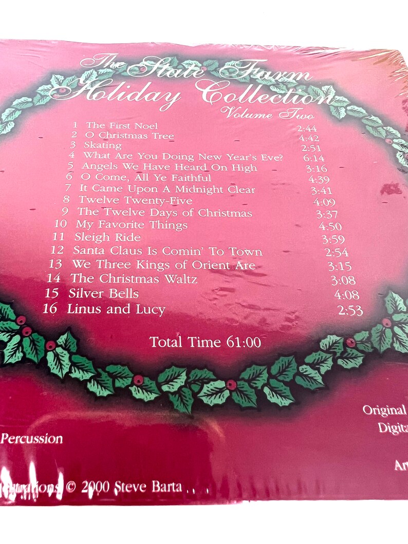 Vintage CD - State Farm Holiday Collection - Volume 2 - Various Artists Traditional Christmas Music My40YearCollection image 7