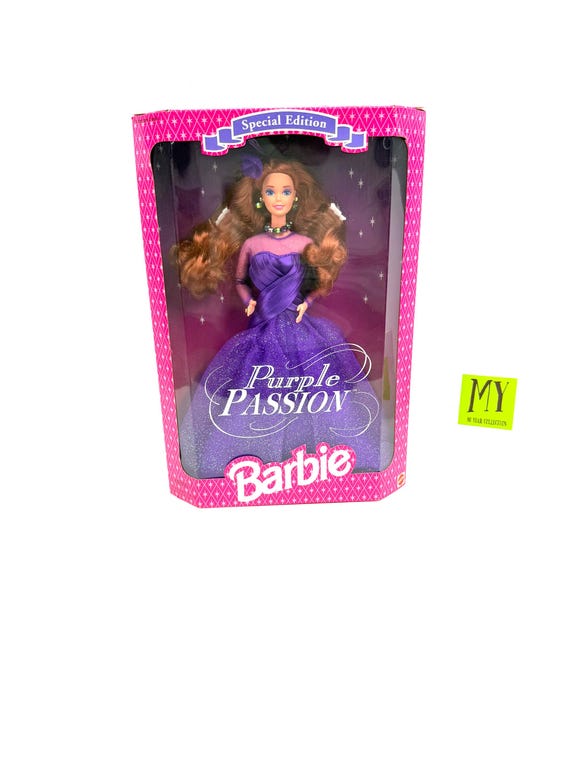 957‼️PURPLE PASSION 02 Collector No. 107 Purple Passion Barbie Doll 1995 Special Edition NEW in Box Mattel