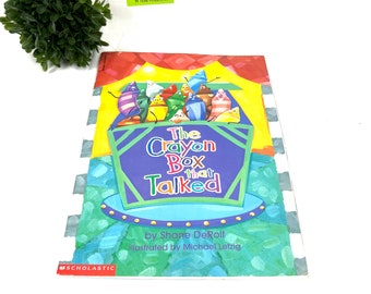 1997 The Crayon Box that Talked by Shane Derolf - Children's Picture Book - My40YearCollection