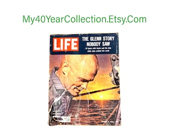 Vintage LIFE Magazine March 2, 1962 - The Glenn Story