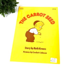 1973 The Carrot Seed by Ruth Crauss Softcover Childrens Book My40YearCollection
