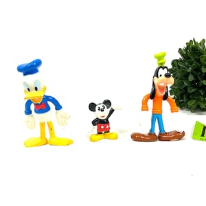 Vintage Walt Disney Resort Figurines, Donald Duck and Goofy, Small ...