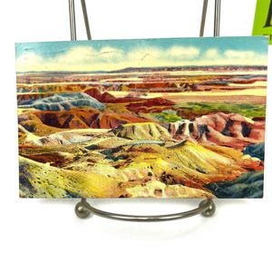 Stara pocztówka - The Painted Desert Arizona - K-254 - 1956 Opublikowano - John Adams Stamp - My40YearCollection