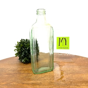 Vintage Aqua Green Glass Medicine Bottle: McElree's Cardui, Chattanooga