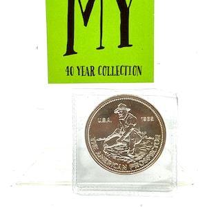 VIntage Silver Coin - 1982 Engelhard Silver Prospector – 1 oz .999 Fine Silver - Collectible Coin - My40yearCollection