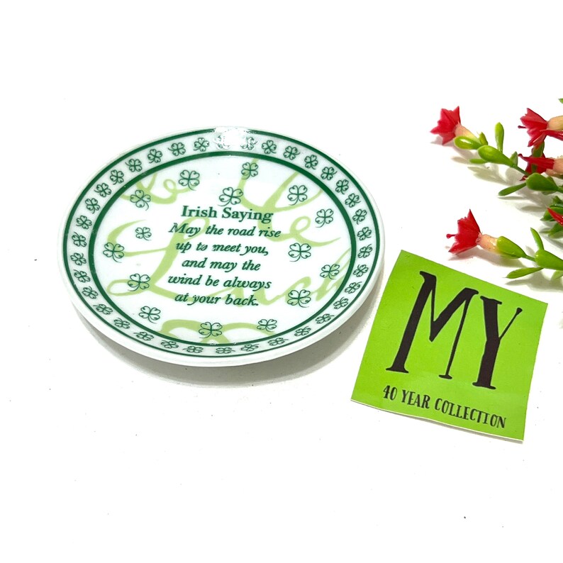 Vintage Miniature Irish Saying Wall Hanging Plate Wall Decor Etsy