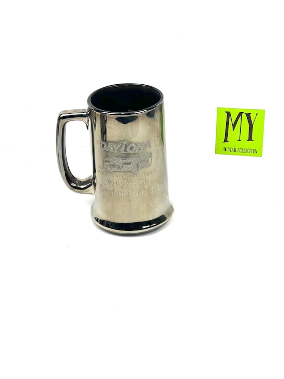 Vintage Metallic Glass Stein - Daytonafest 94 - Daytona Auto Dealers Exchange - Collectible Steins - - My40YearCollection