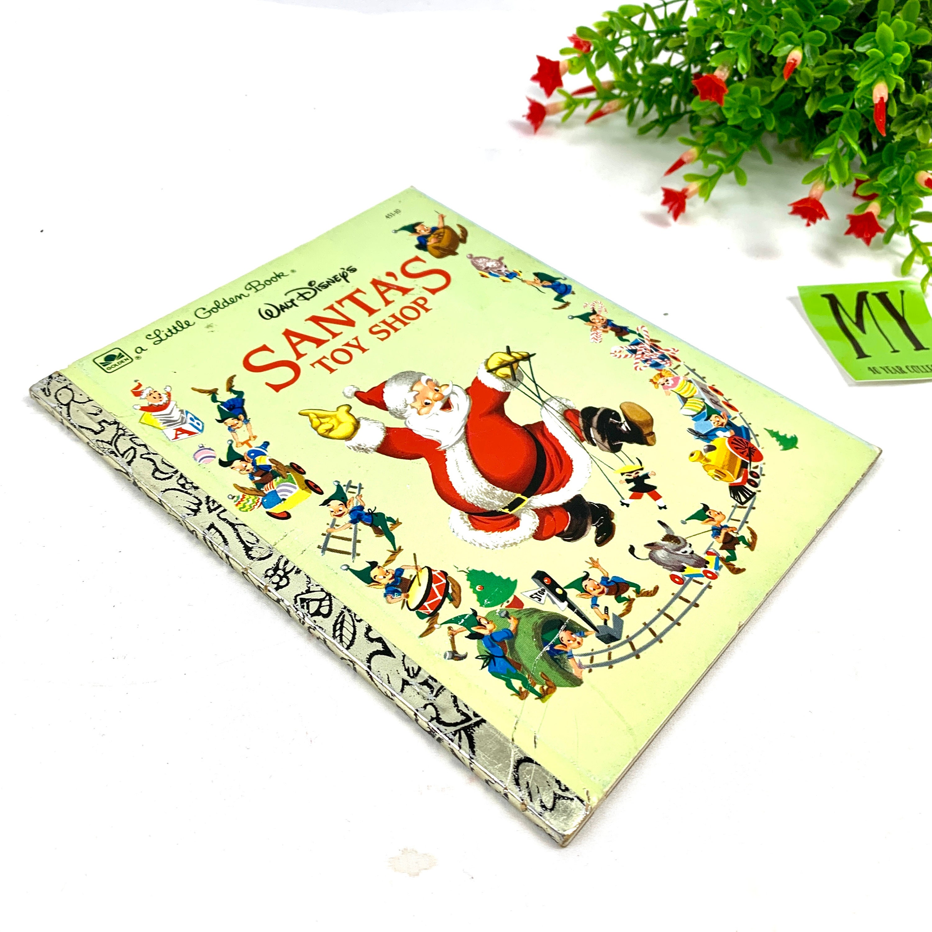 1950 Walt Disney's Santa's Toy Shop - A Little Golden Book - Etsy
