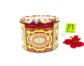 Vintage Swedish Tin Can: Ny'kers Pepparkakor Cookie Storage