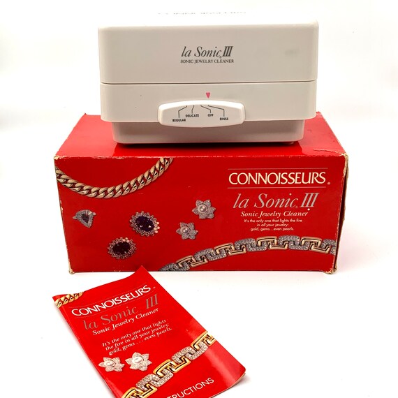 Nettoyeur à Ultrasons Connoisseurs La Sonic - Pour Bijoux, 2 Vitesses, Neuf Dans Sa Boîte