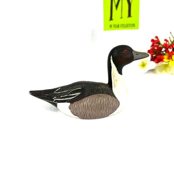 Vintage Figurine - Avon Duck Collector Series - PIntail - Small Stone Duck Figurine - Collectible - Duck Decor - My40YearCollection