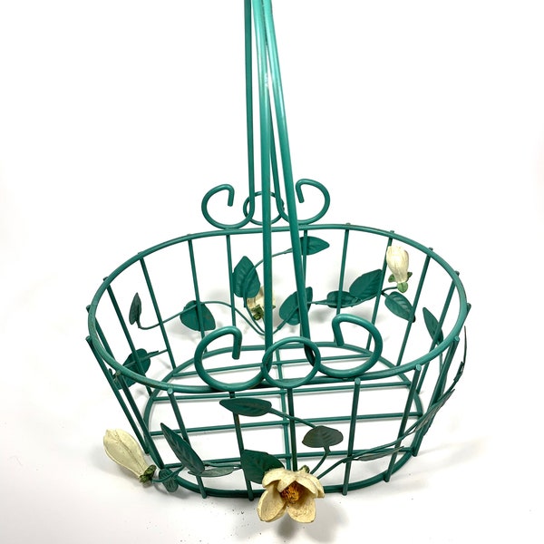 Green Wire Basket Etsy