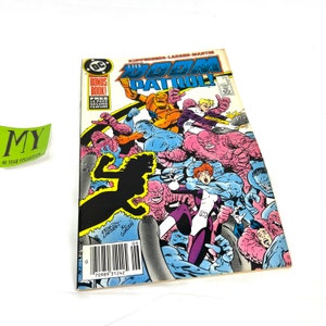 VIntage The Doom Patrol #9 DC Erschienen 1988 Es regnet Plastikmänner Comic My40YearCollection