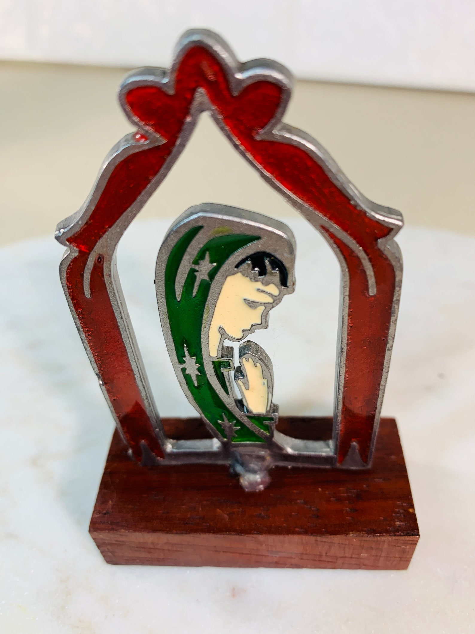 Vintage Peltro Smaltato Figurine Made in Italy Pewter Figurine Etsy