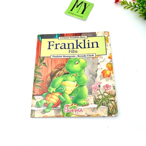 1991 A Classic Franklin Story Franklin Fibs Chick Fil A Book Kids Can Press  Ltd Book Franklin the Turtle My40yearcollection 