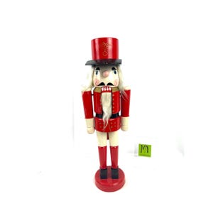 Vintage Nutcracker - Toy Soldier Nutcracker - 20 Inch Tall  - Wood Carved - Gift Idea - Christmas Decor - My40yearCollection