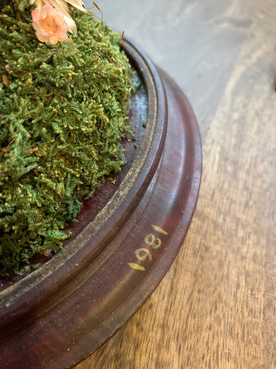 Vintage Peggy Kilgore 1989 Corn Husk Doll in Glass Dome Etsy