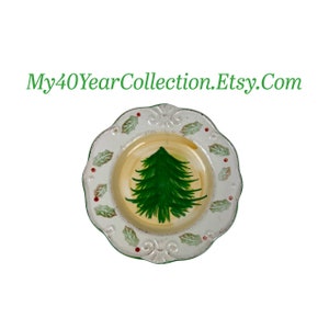 Vintage Royal Norfolk Christmas Tree Salad Plate - Replacement Plate