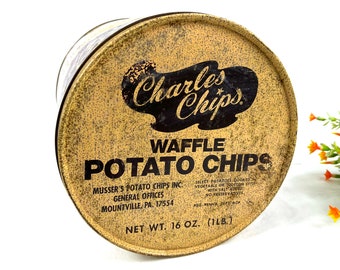貴重！MUSSER'S POTATO CHIPS 缶アメリカンアンティーク 貴重！MUSSER'S POTATO CHIPS 缶アメリカンアンティーク