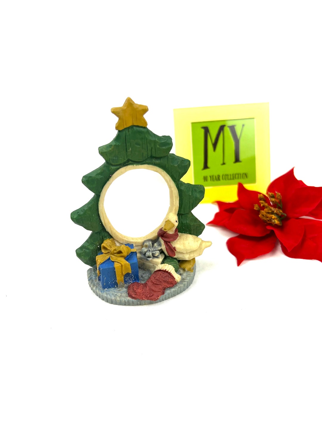 Vintage Christmas Tree Picture Frame Wang's Etsy