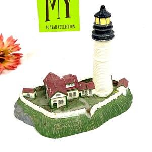 Vintage Lighthouse Miniature Figurine Spoontiques Coastal Decor Resin ...