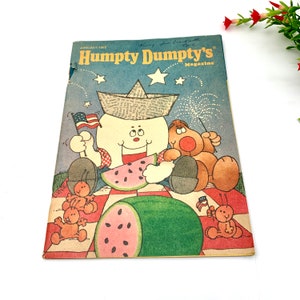 Vintage Humpty Dumpty&#39;s Magaizne June/July 1982 Fun Magazine for Girls and Boys My40YearCollection
