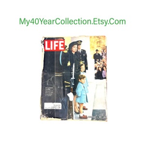 LIFE Magazine December 6, 1963 - John F Kennedys Funeral  - Birthday Gift idea - My40YearCollection
