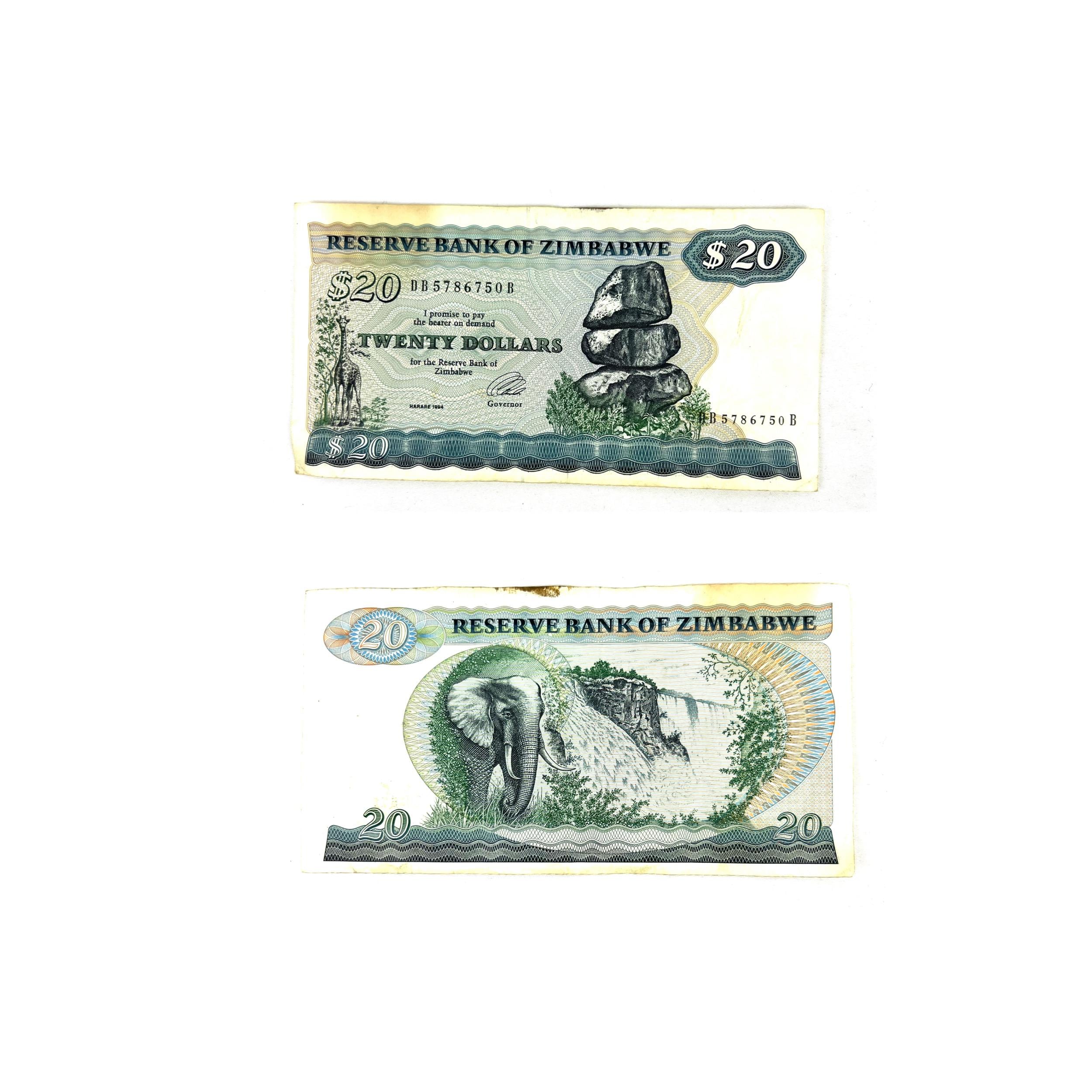 ヴィンテージジンバブエ紙幣セット：廃盤紙幣コレクション - Etsy 日本