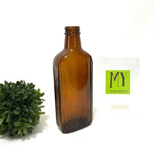 Antique Amber Brown Glass Medicine Bottle - Chattanooga Medicine Company - Old Glass Bottle My40YearCollection