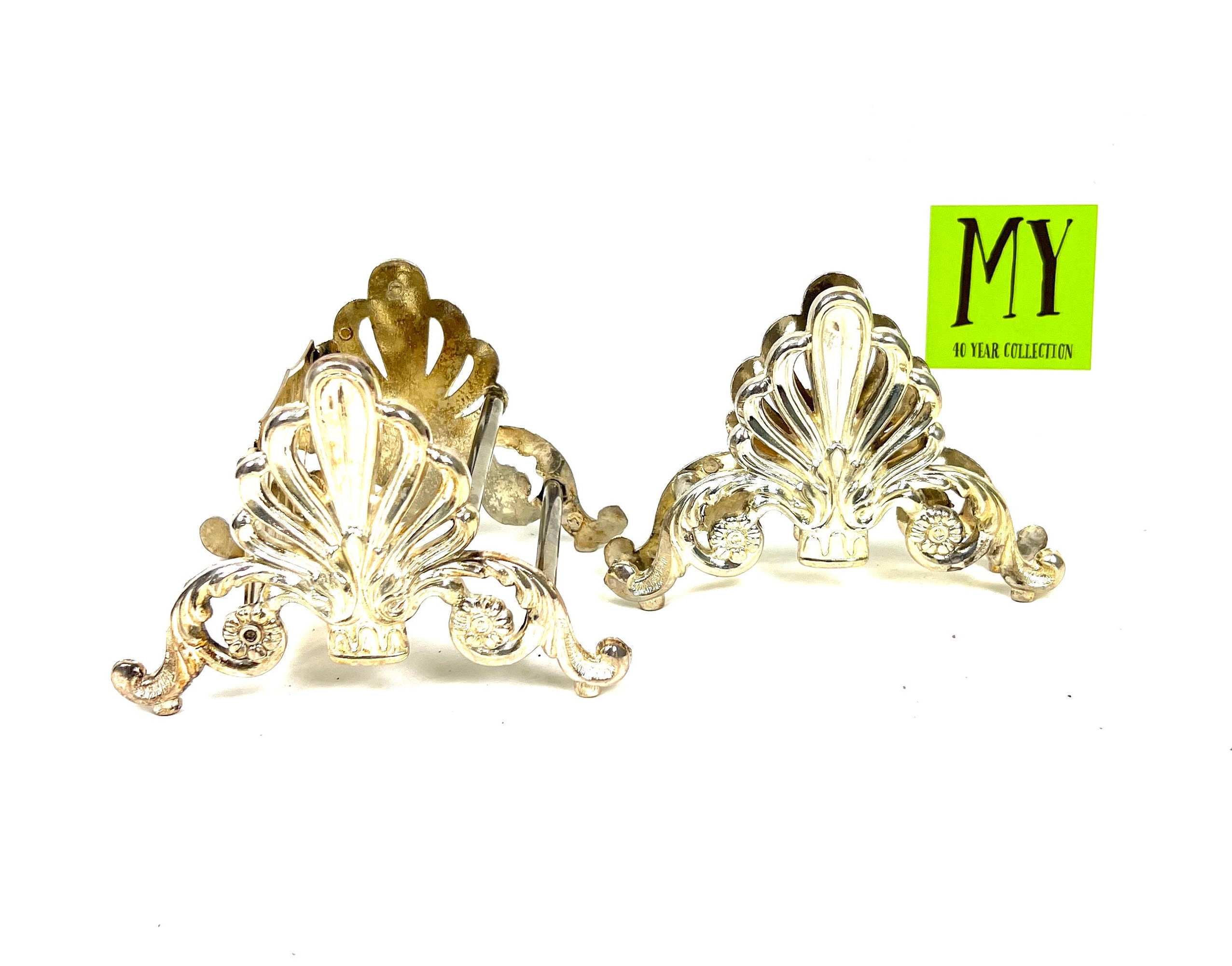 12 Couteaux à Fruits Anciens William Adams En Argent Sterling Et Nacre