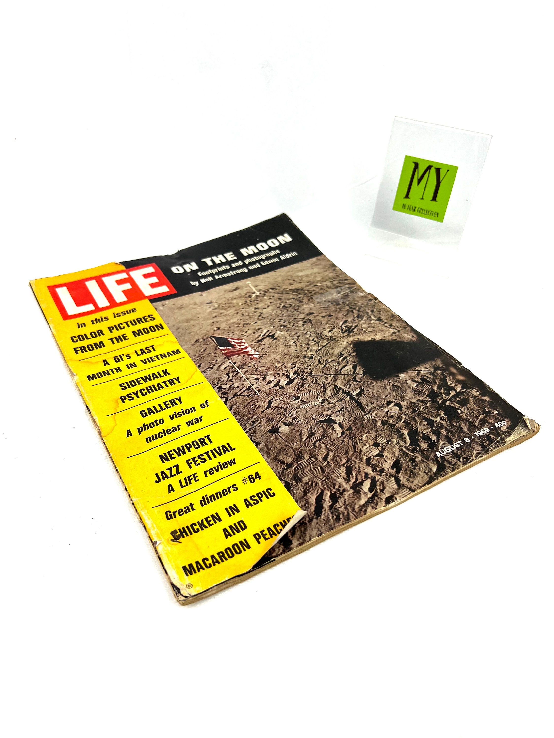Vintage LIFE Magazine August 8, 1969: Moon Landing Issue - Etsy