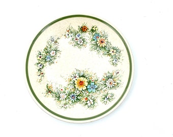 Vintage Temper-Ware by Lenox Floral Fantasy Bread and Butter Plate Oven Safe Plate Farmhouse Decor