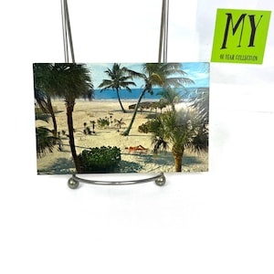 Vintage Postkarte – Blick auf den Strand vom Balkon des Normandy Hotel, St. Petersburg, Florida - My40YearCollection