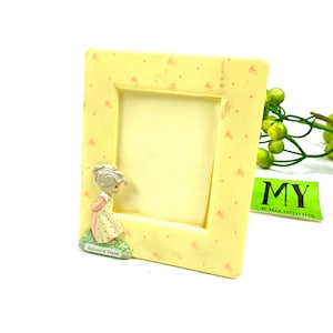 Vintage Enesco Precious Moments Picture Frame: Autumn&#39;s Praise Nursery Decor