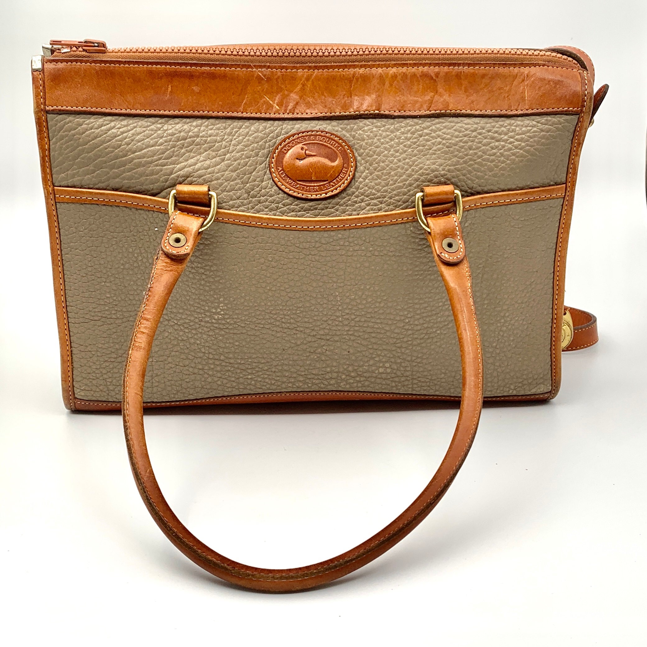 Vintage Taupe Dooney & Bourke Crossbody Bag – Canty Boots