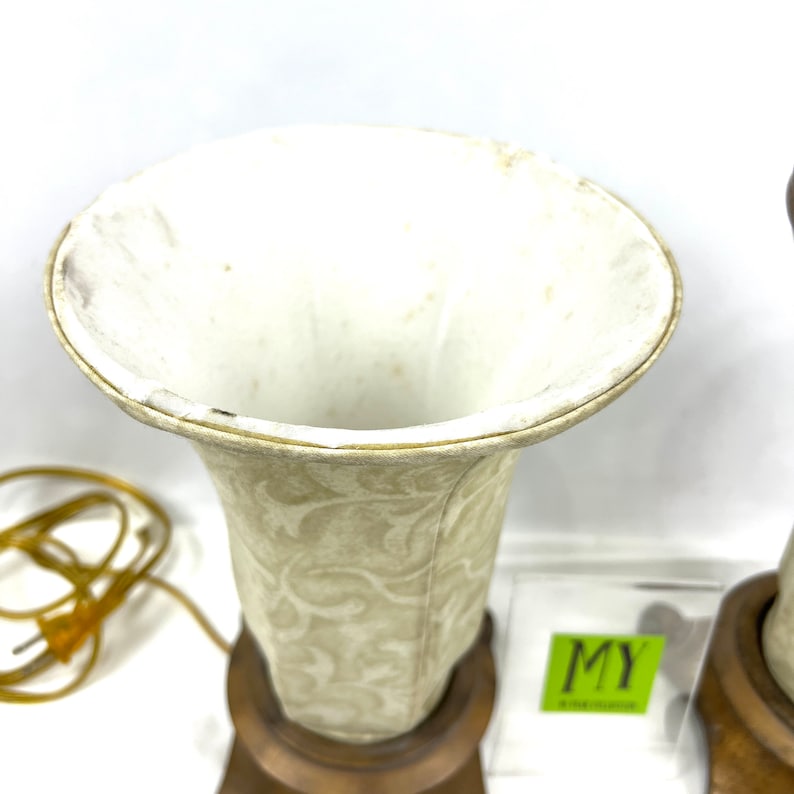 Pair of Vintage Legacy Art Deco Style Bedside Table Lamps Etsy