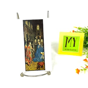 Cartolina d'epoca - National Gallery of Art Washington DC - L'Annunciazione di Jan Van Eyck - Cartolina vuota - My40YearCollection